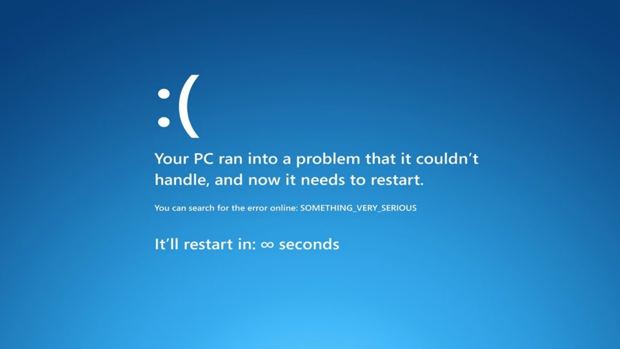 blue screen of death